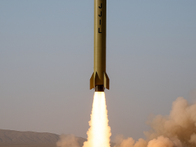 AI Generated Photo of Missile