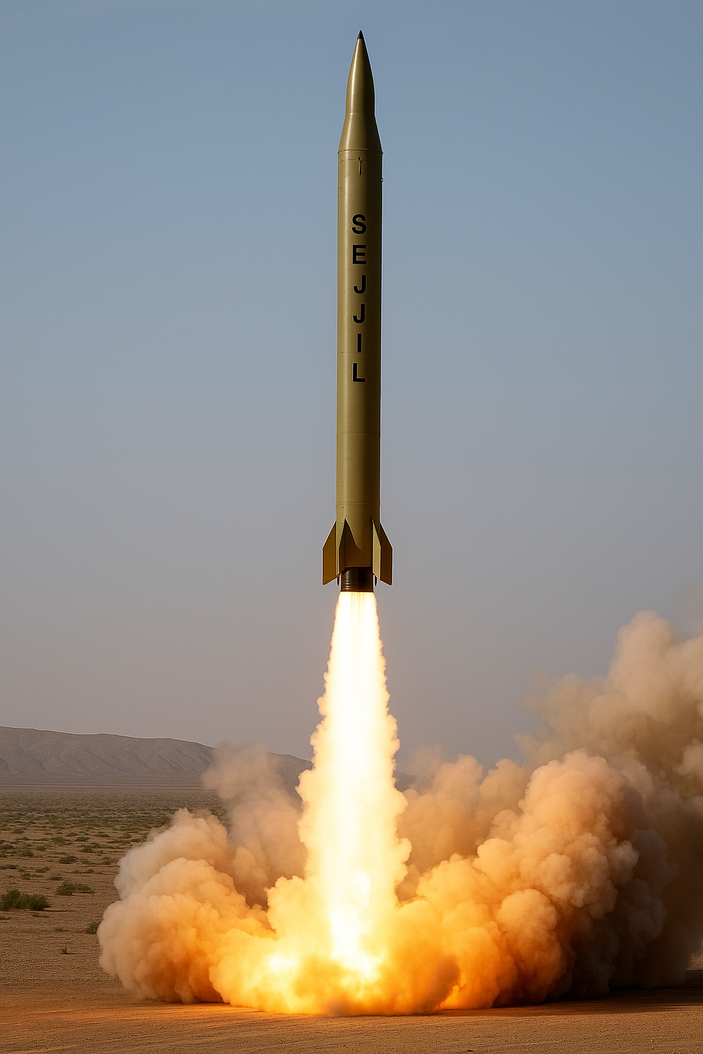AI Generated Photo of Missile